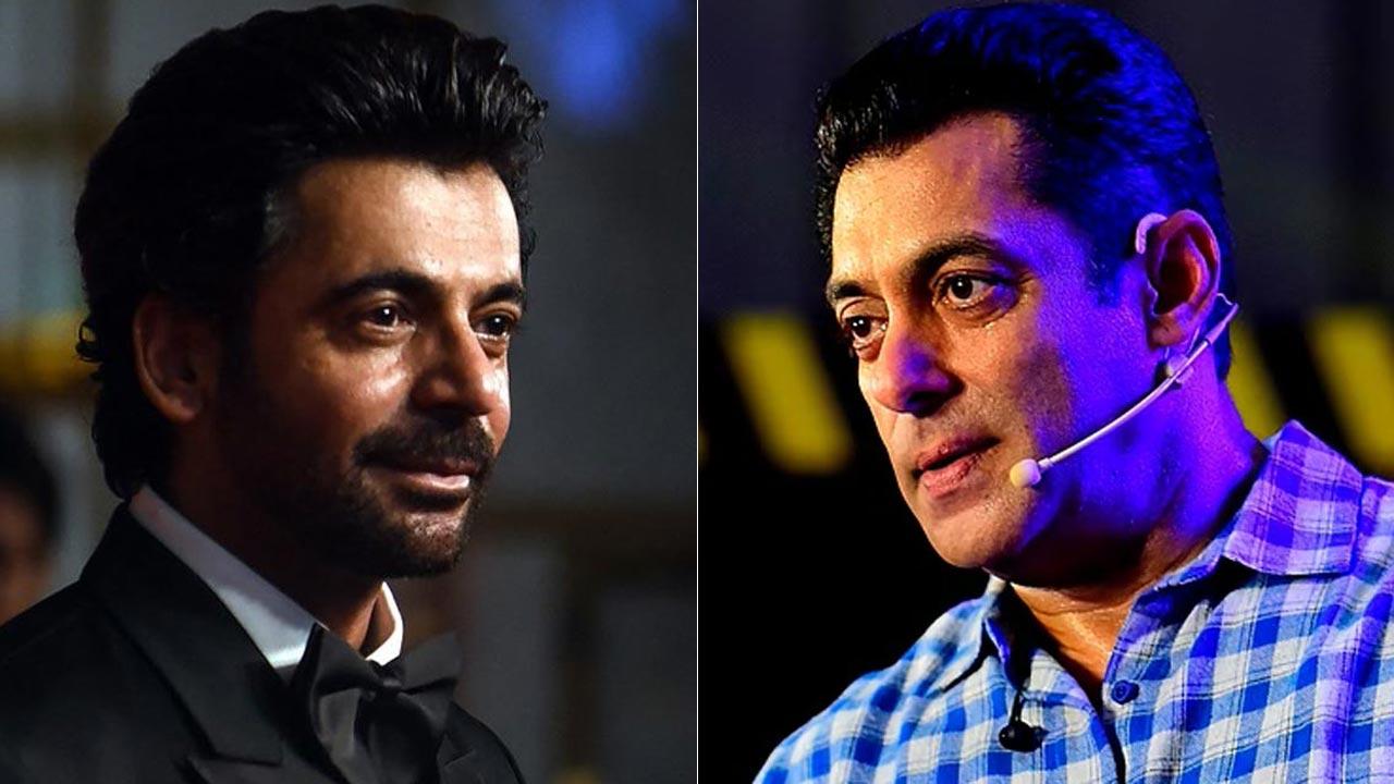 Watch this BTS clip of Sunil Grover and Salman Khan