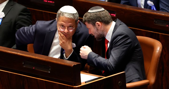 Canada joins allies in sanctioning 2 Israeli ministers for Gaza comments – National