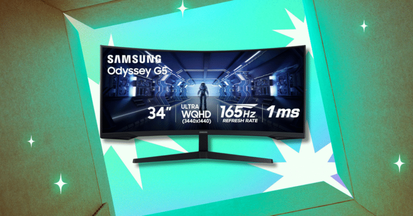 The Samsung Odyssey G5 Gaming Monitor Is $120 Off Right Now