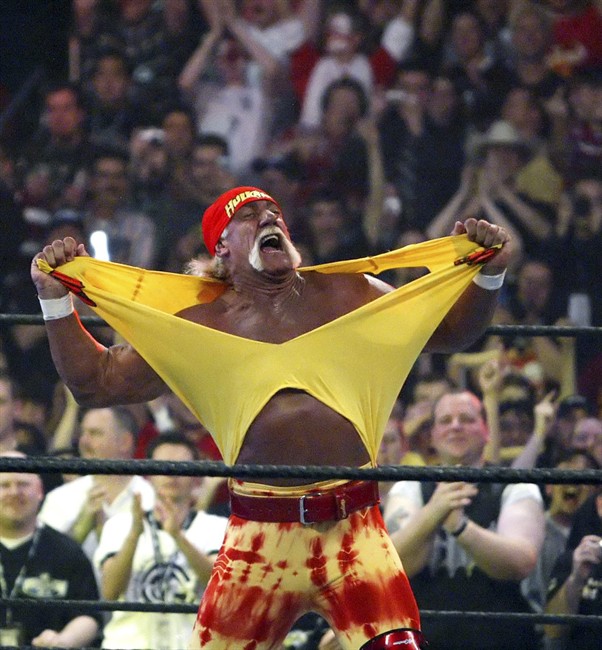 Wrestling legend Hulk Hogan dead at 71 - National 4 In this April 3, 2005, file photo, Hulk Hogan fires up the crowd between matches during WrestleMania 21 at the Staples Center in Los Angeles
