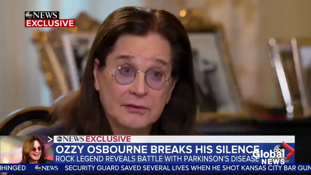 Click to play video: 'Ozzy Osbourne opens up about his battle with Parkinson’s diagnosis'