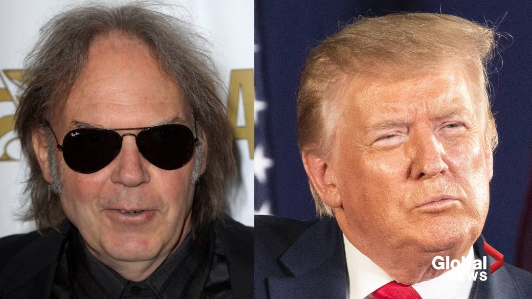 Click to play video: 'Neil Young writes Trump open letter after U.S. president continues to use his music'