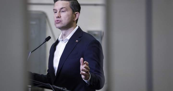 Poilievre says EV sales mandate will add ‘Carney tax’ to gas vehicles – National