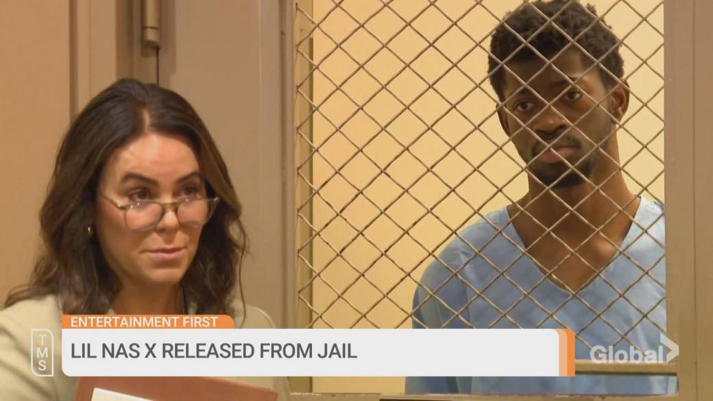 Click to play video: 'Lil Nas X released from jail after pleading not guilty to 4 felonies'