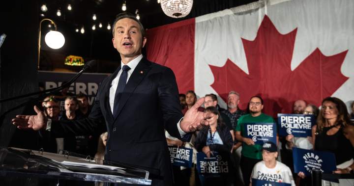 ‘Great to be back in action,’ says Poilievre after byelection win – National
