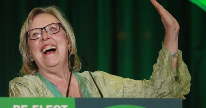 Elizabeth May says she won’t lead Green Party into next federal election – National