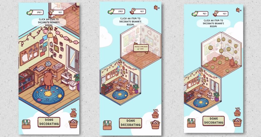 The Little Bean Guy in Your Focus Friend App Now Has Two Rooms in His House