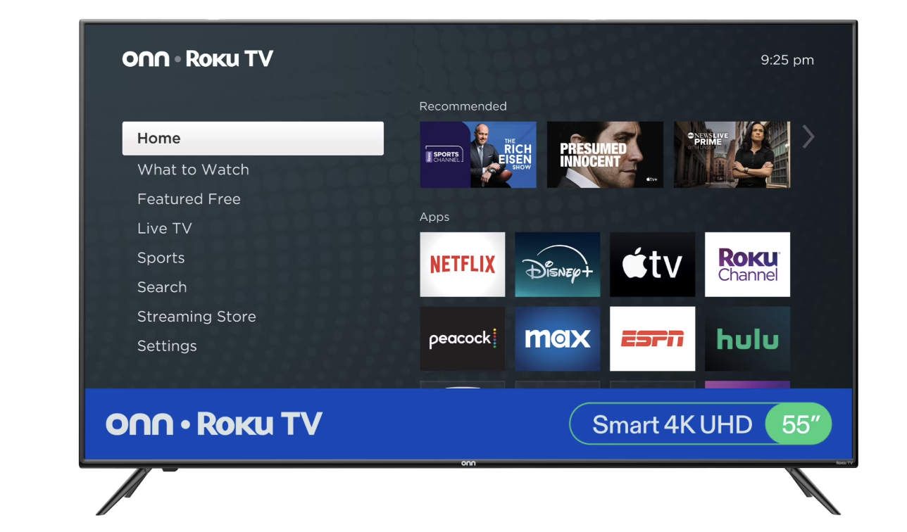 Walmart ‘Deals’ Sale Is Its Answer to Prime Day 3 onn 55” Class 4K UHD (2160P) LED Roku Smart TV
