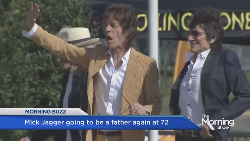 Click to play video: 'Jagger to become father at 72'