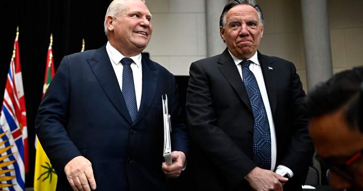 Legault, Ford, Great Lakes governors to hold news conference after weekend meeting