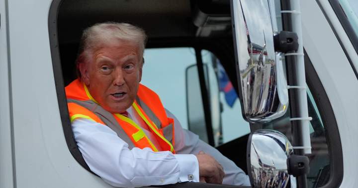 Trump says new 25% tariff on heavy trucks coming in weeks – National