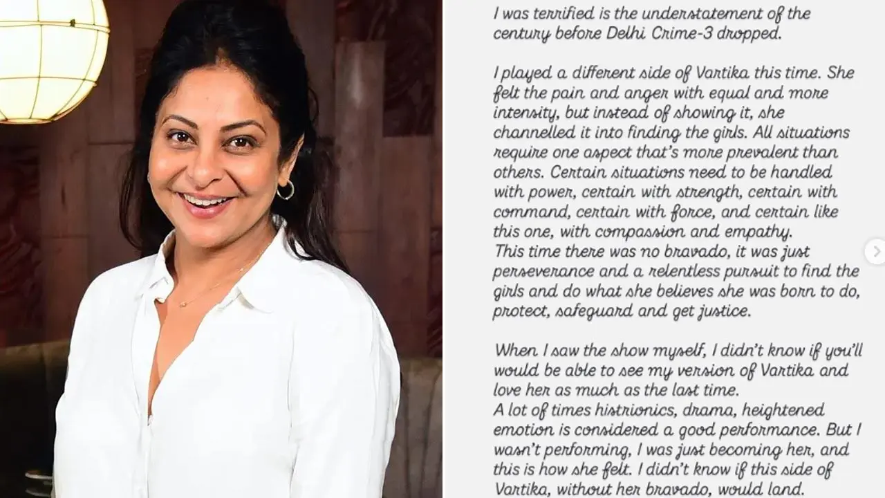 Shefali Shah reveals why she was weeping upon the release