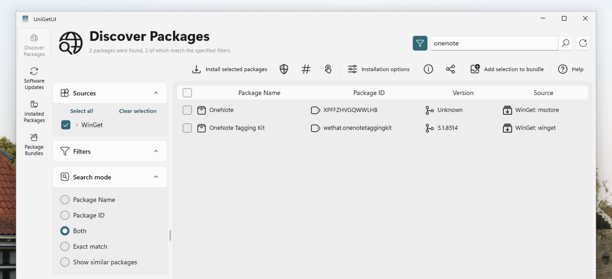 UniGetUI for Windows