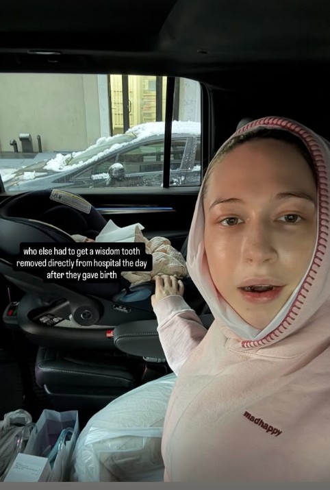 A screenshot of Elsie Hewitt’s Instagram stories.