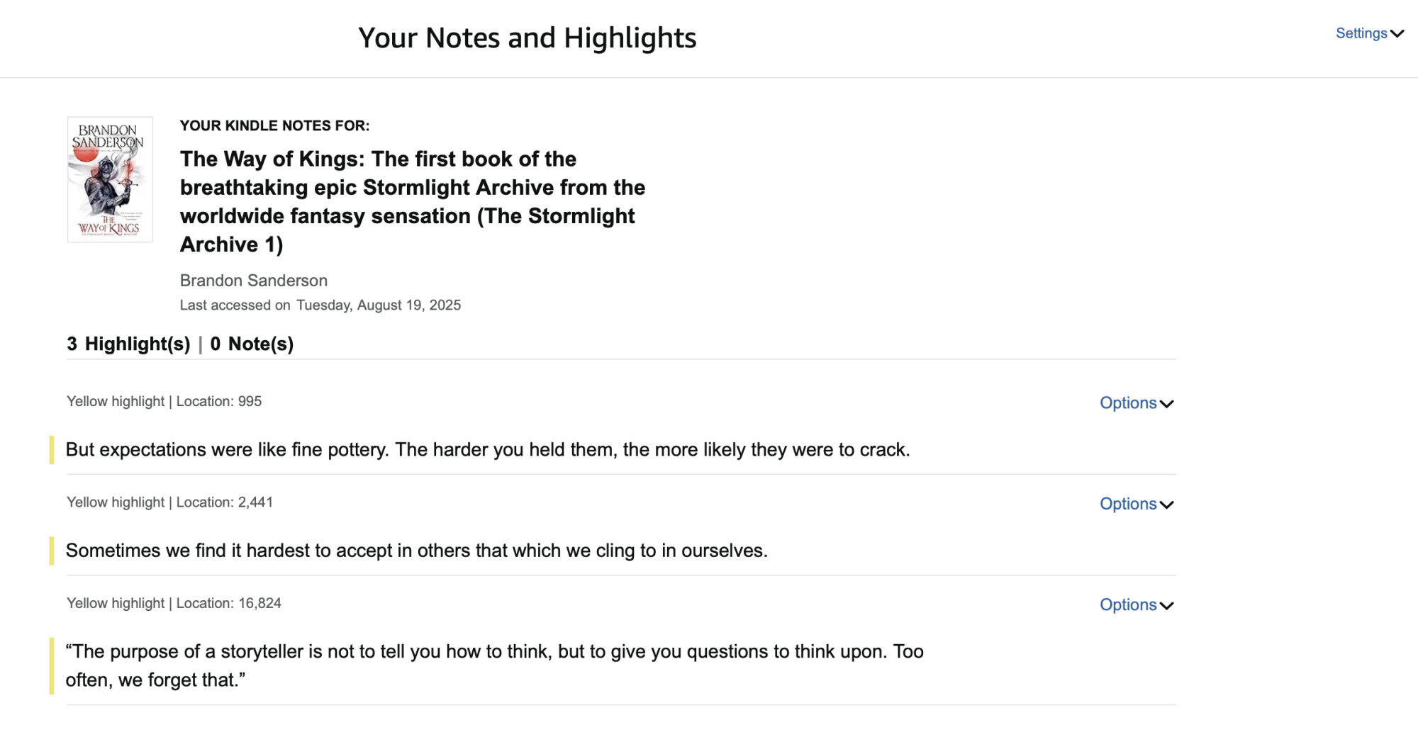 Highlights from Amazon Kindle book.