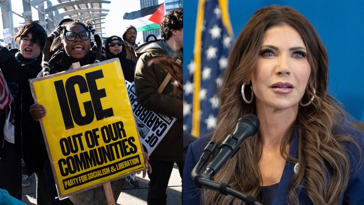 Click to play video: 'Minneapolis ICE shooting: DHS Noem doubles down on defence of officer who killed Renee Good'