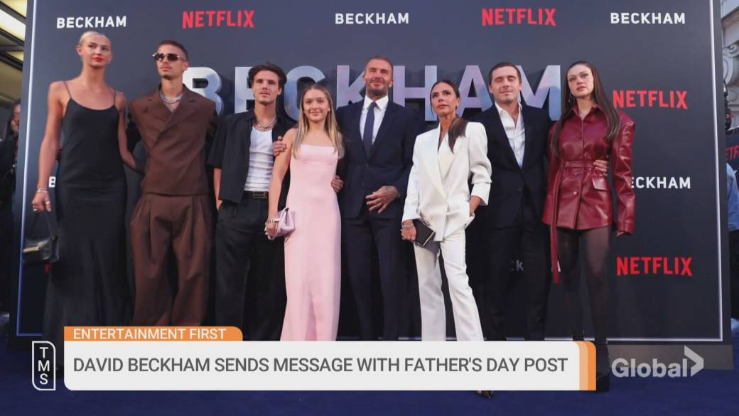 Click to play video: 'David Beckham extends olive branch to son Brooklyn amid family feud rumours'