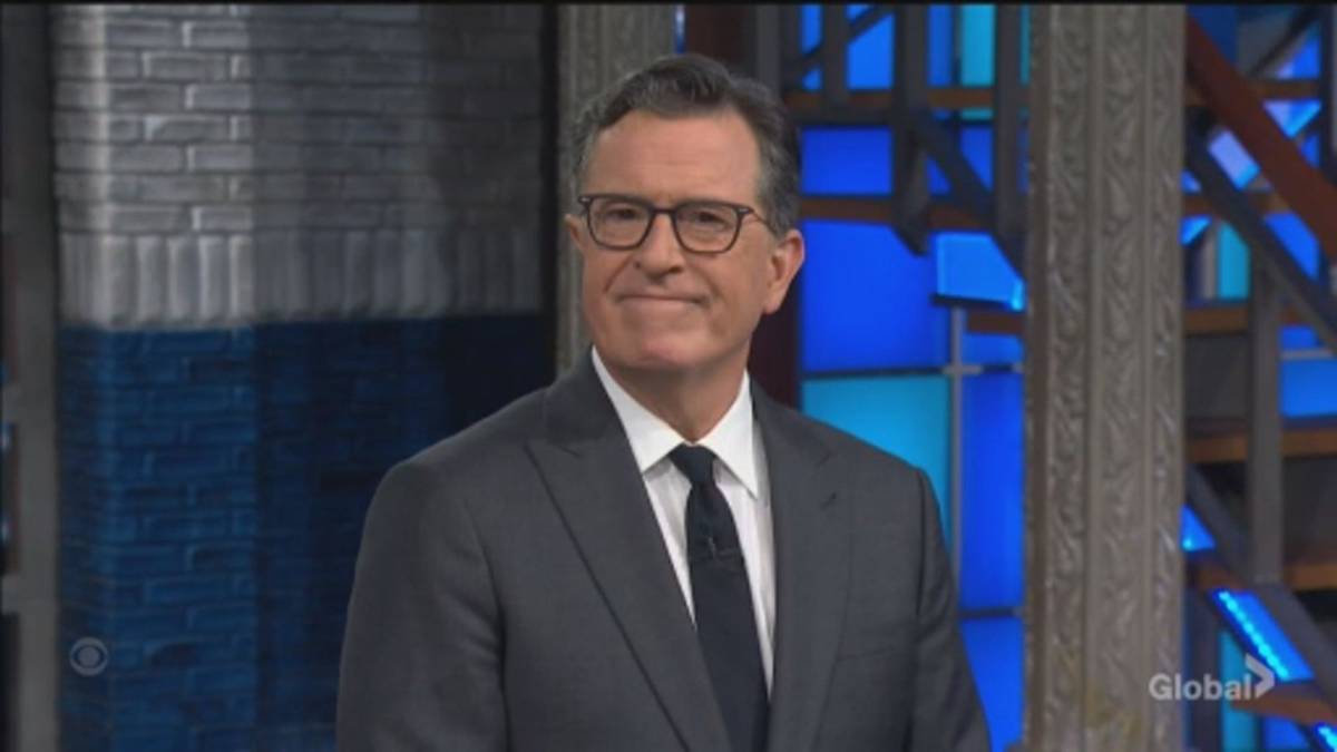 Click to play video: '‘Trump believes he has immunity’: Colbert cancellation sparks censorship speculation'