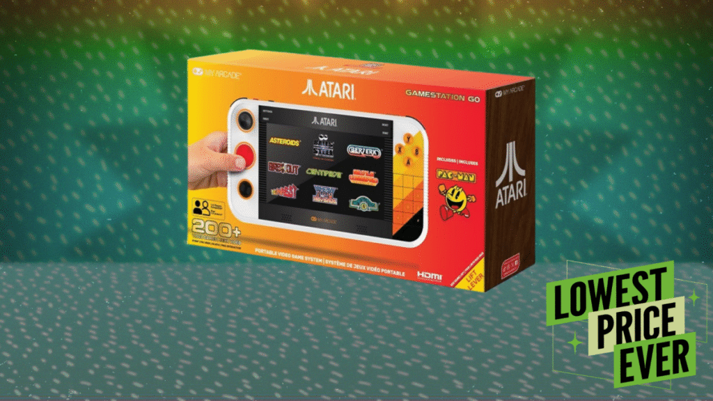 This Handheld Atari Console Comes With 200 Old-School Games, and It’s $50 Off