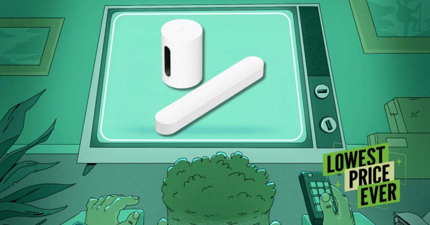 This Powerful Sonos Soundbar/Subwoofer Combo Is $250 Off Right Now