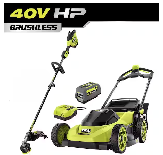 Ryobi Mower + String Timmer + Battery