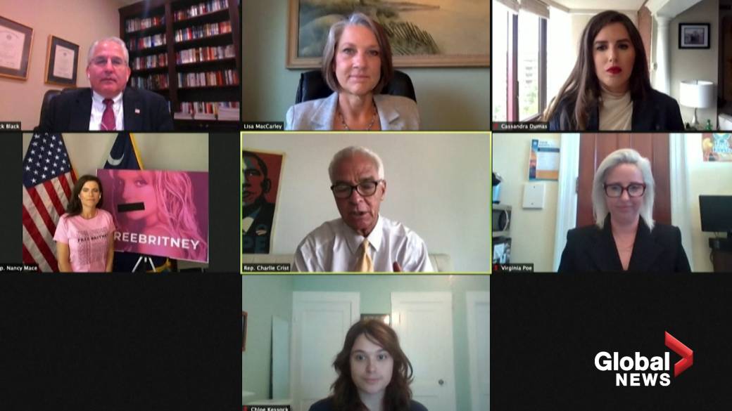 Click to play video: '‘Free Britney’ bill unveiled by lawmakers in the U.S. House of Representatives'