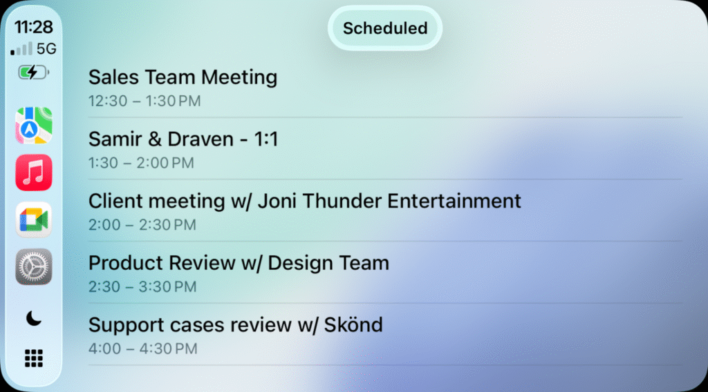 Google Meet Is Now Available in CarPlay
