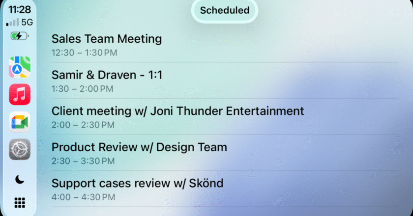 Google Meet Is Now Available in CarPlay