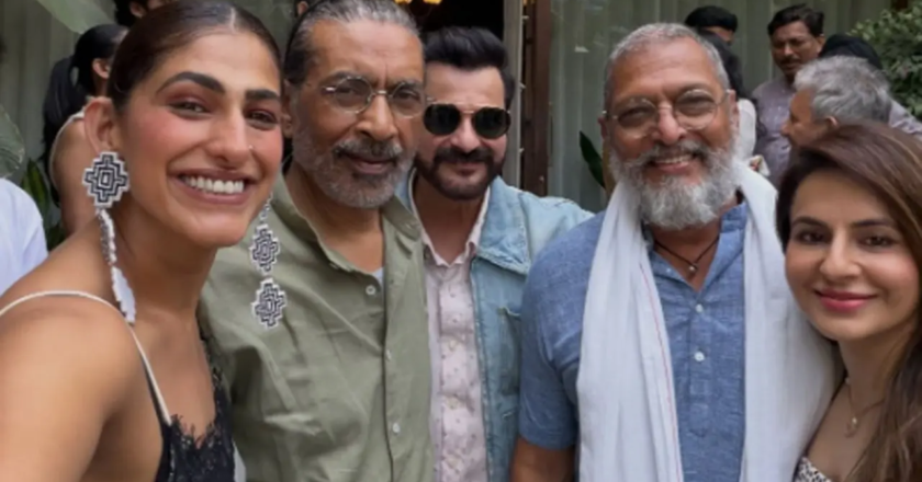 Kubbra Sait has Sankalp reunion with Nana Patekar, Sanjay Kapoor