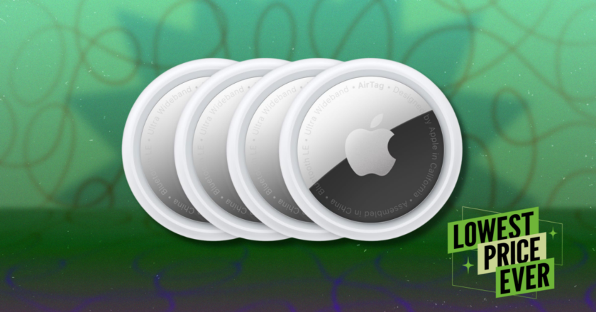 This Four-Pack of AirTags Is on Sale for $60