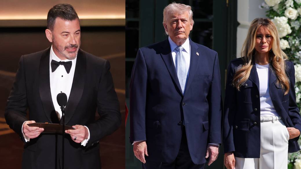 Click to play video: 'Jimmy Kimmel says joke about Melania Trump glowing like an ‘expectant widow’ was not ‘a call to assassination’'