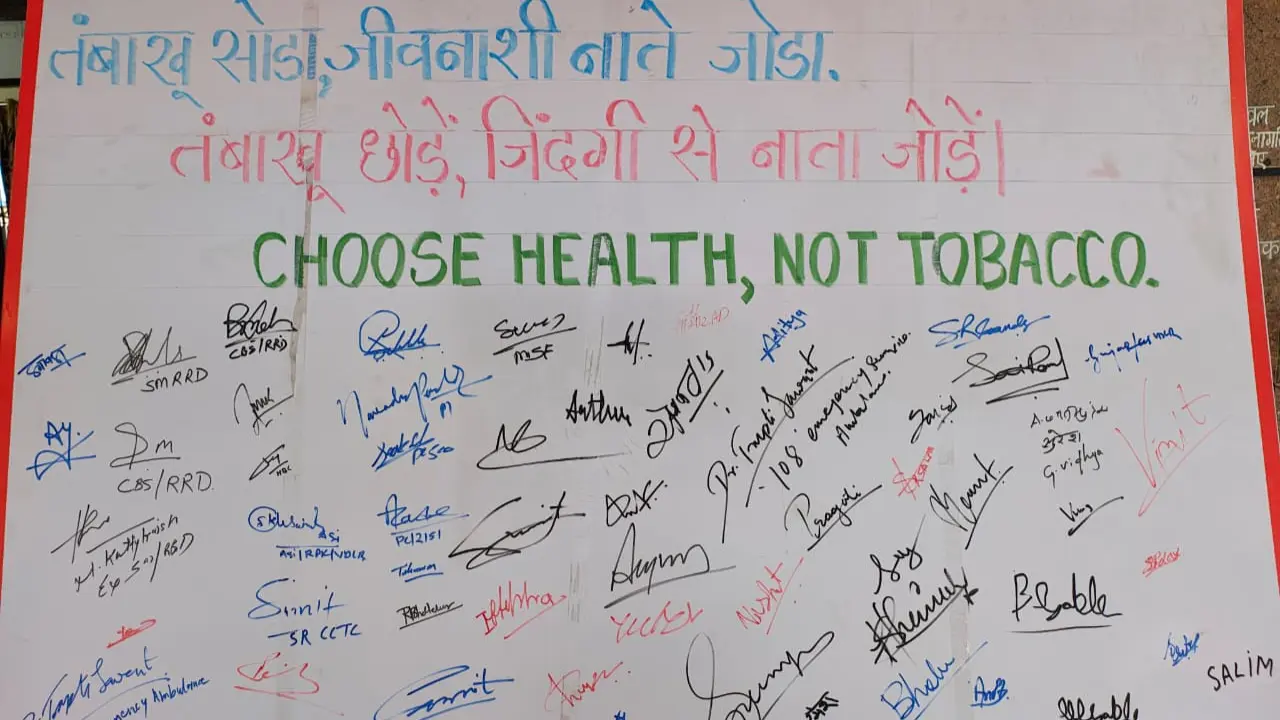 Central Railway observes World No Tobacco Day with various awareness activities 2 Central Railway observes World No Tobacco Day with various awareness