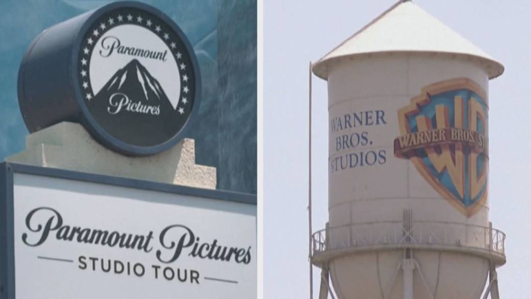 Click to play video: '1,000+ in Hollywood sign letter opposing Paramount-Warner Bros. deal'