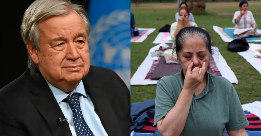 Yoga has become truly universal, says UN chief Antonio Guterres