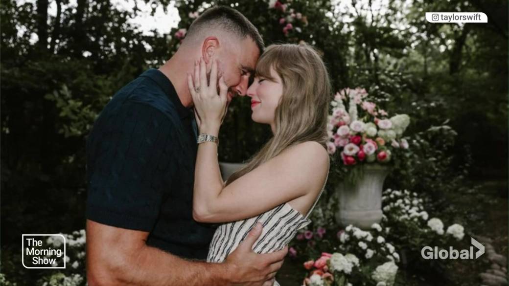 Click to play video: 'MSG transformed for Taylor Swift and Travis Kelce wedding'