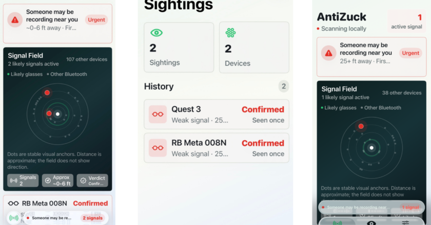 The Antizuck App Can (Sometimes) Detect Whether Someone Near You Is Wearing Meta Glasses