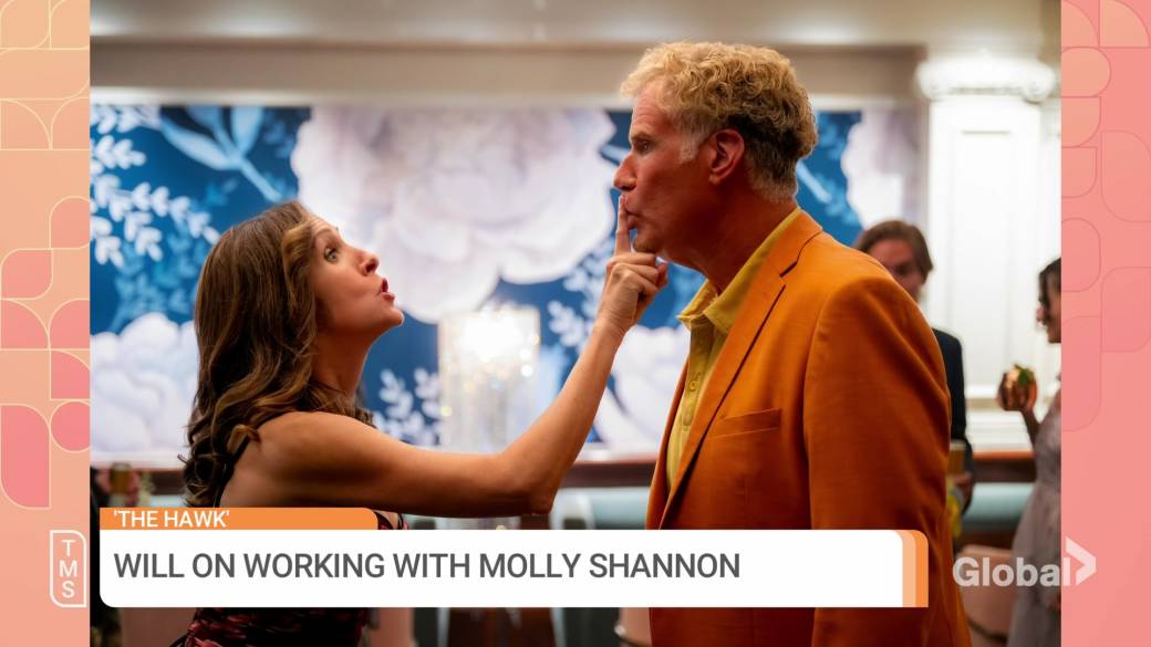 Click to play video: '‘The Hawk’ reunites SNL legends Will Ferrell and Molly Shannon'