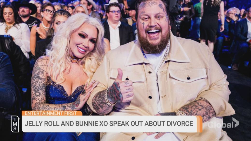 Click to play video: 'Jelly Roll, Bunnie XO speak out about their divorce for the first time'