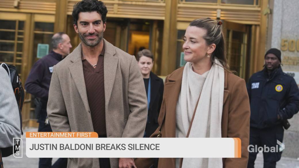 Click to play video: 'Justin Baldoni breaks silence on Blake Lively legal battle: ‘We didn’t want to add to the noise’'
