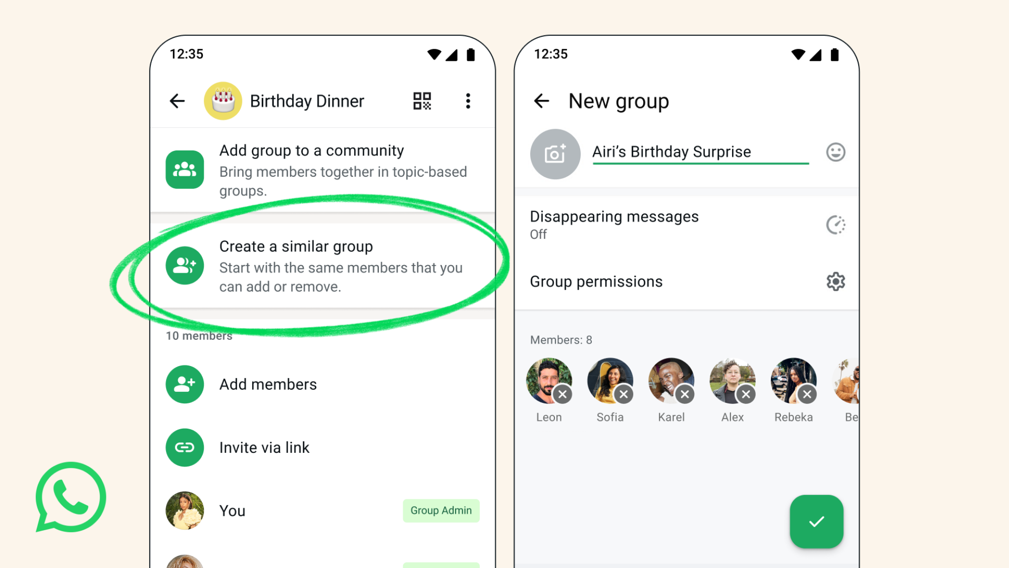 whatsapp group chats