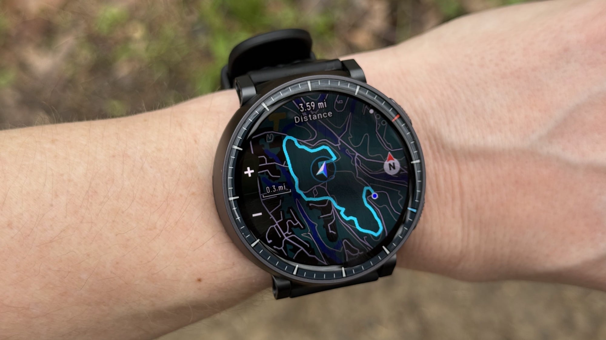 Amazfit Max with map