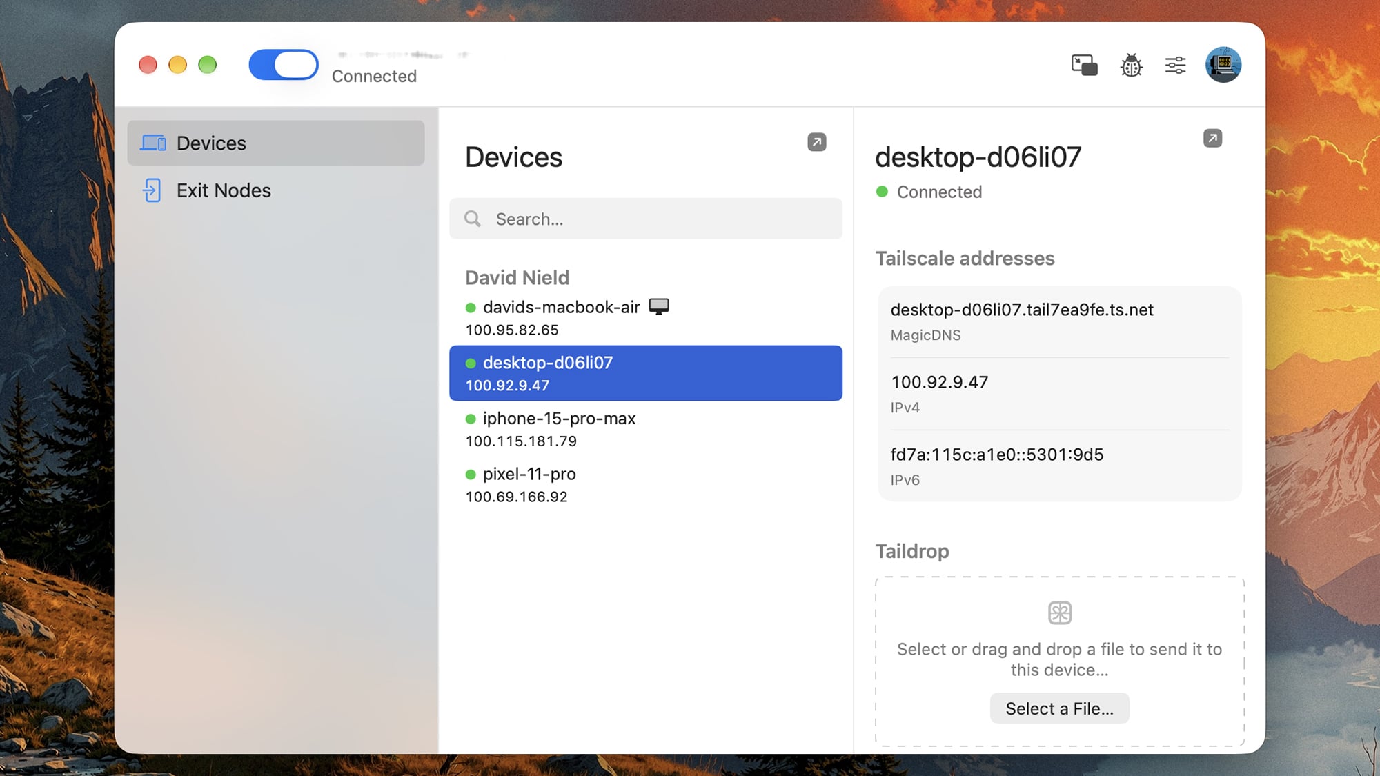 Tailscale macOS