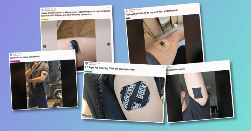Why People Are Taping Fitbits to Their Arms