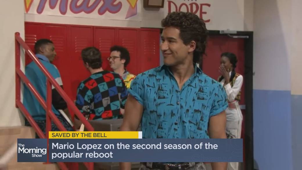 Click to play video: 'Mario Lopez talks about latest season of ‘Saved By The Bell’ and explains why audiences are so in love with ’90s reboots.'