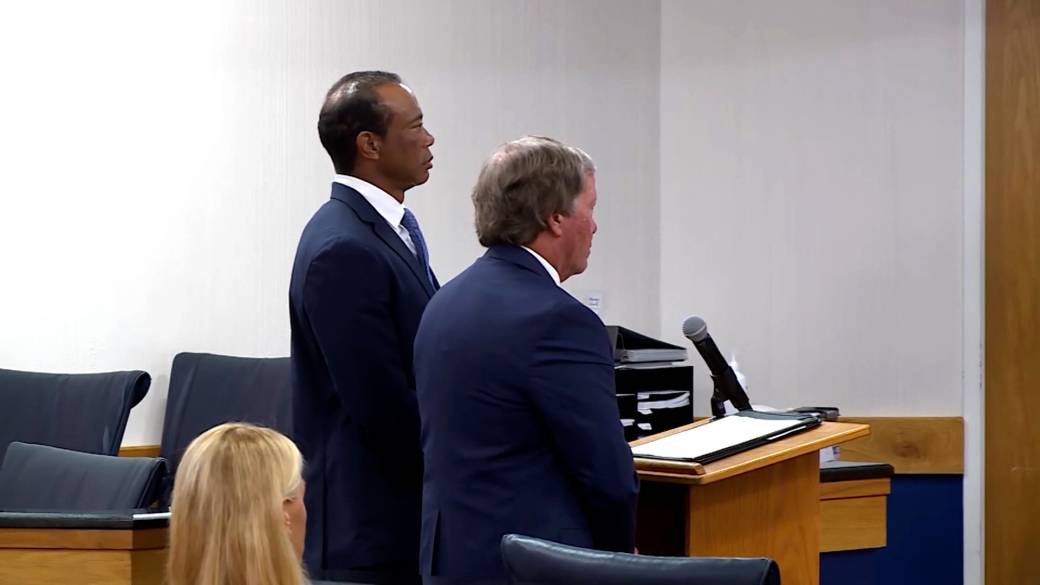Click to play video: 'Tiger Woods changes his plea in Florida DUI case'