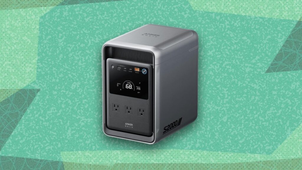 The Anker Solix S2000 Portable Power Station Is 46% Off Right Now