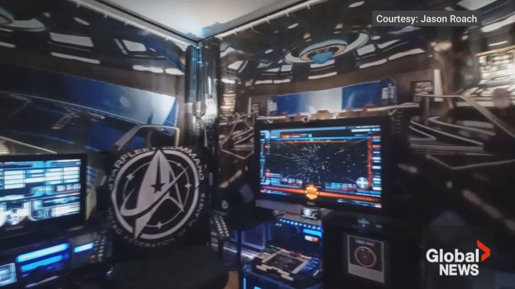 Click to play video: 'Local Trekkie shows off Star Trek themed home ahead of Star Trek Day this weekend'