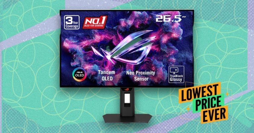 This Super Fast ASUS OLED Gaming Monitor Is $100 Off Right Now