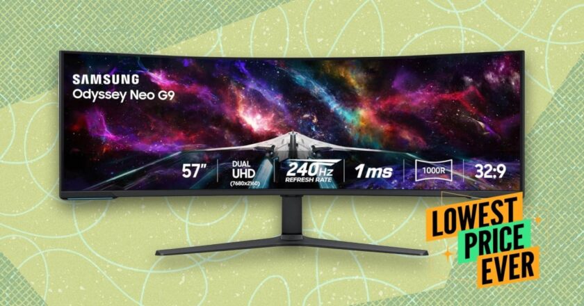 The Samsung 57-Inch Odyssey Neo G9 Gaming Monitor Is $600 Off