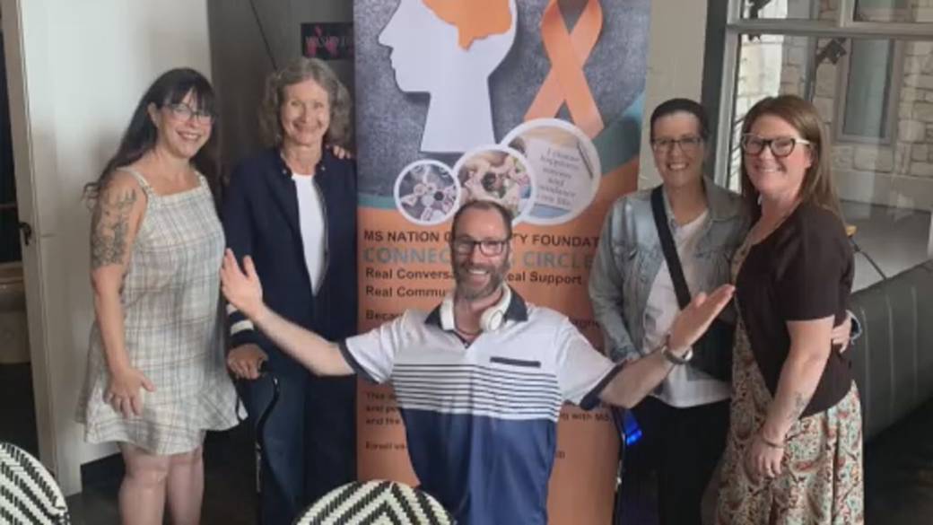 Click to play video: 'Alberta woman uses MS diagnosis to help others living with disease'